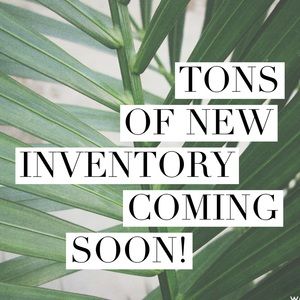 NEW ITEMS COMING SOON!